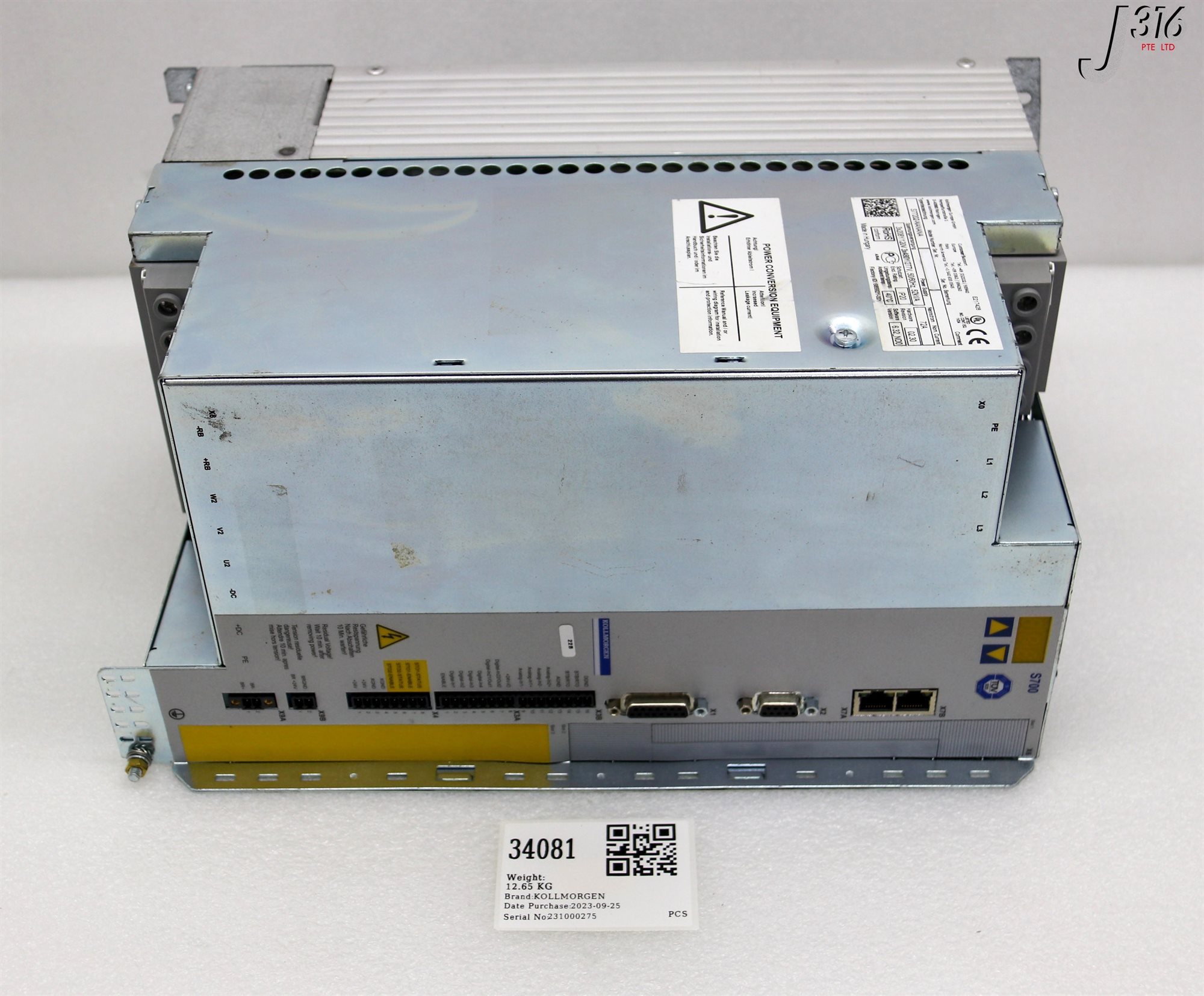 Servo-lecteur Kollmorgen S700 S70602-NANANA - HW 02.10 / Logiciel 5.46 - Occasion
